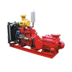 Bomba de agua con motor diésel de hierro fundido